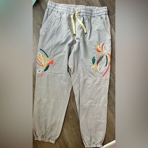 Anthropology drawstring joggers sz m